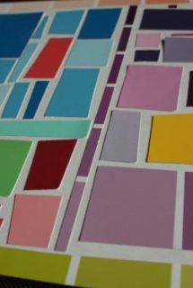 paint chip mosaics