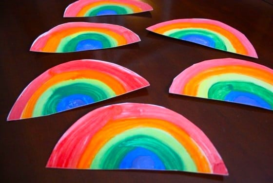 painted rainbows