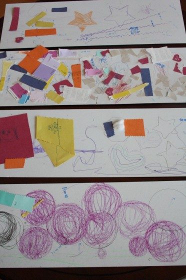 process art made by toddlers and preschoolers