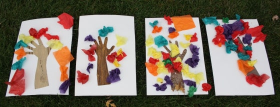 fall tree craft for preschoolers