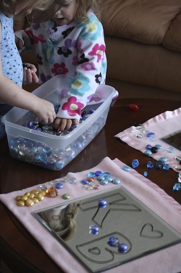 selecting beads for mirror and marker activity