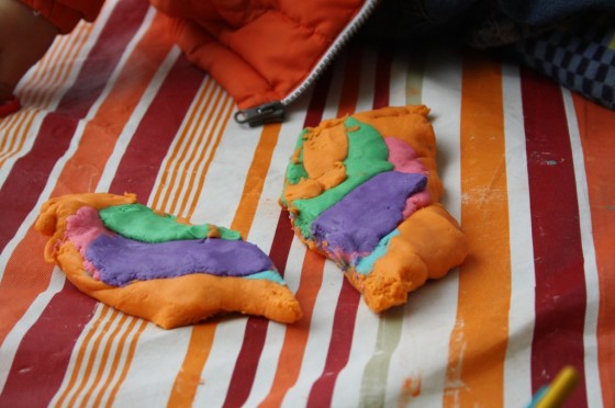 cut up play dough