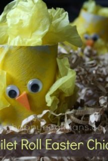 toilet roll easter chicks