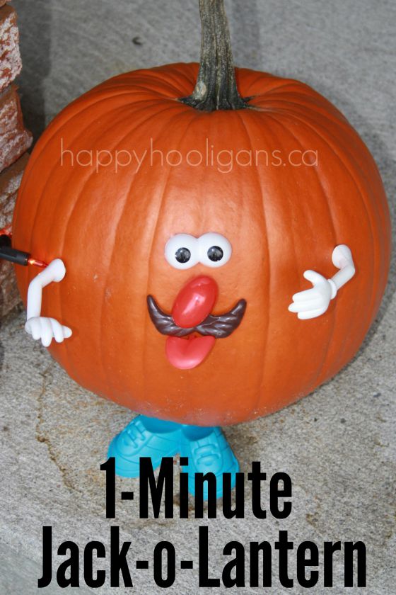 Last Minute Pumpkin Decorating Idea - Happy Hooligans 