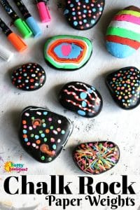 Liquid Chalk Rock Paper Weights by Happy Hooligans -2