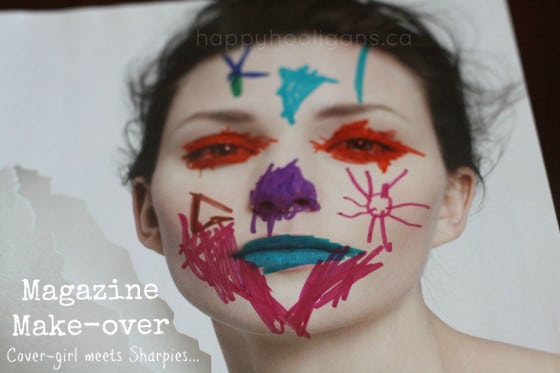 magazine make-over - cover photo