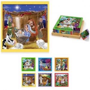 Melissa and Doug 6-Sided Cube Nativity Puzzle