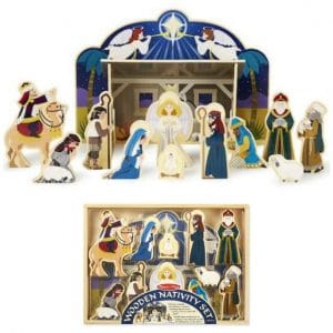 Melissa and Doug Wooden Nativity Set