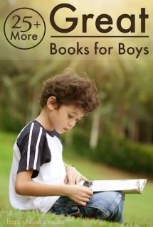 More Great Books for Boys - Happy Hooligans