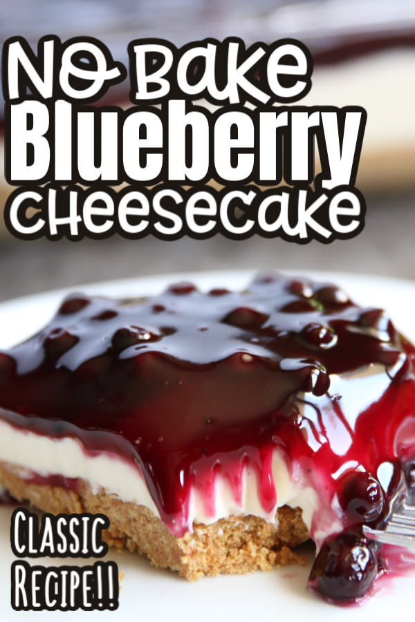 no bake blueberry cheesecake