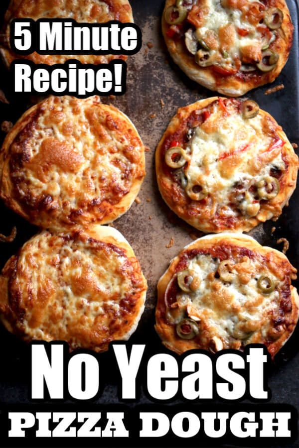 No-Yeast Pizza Dough Recipe