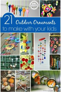 21 homemade outdoor ornaments for kids