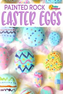 Painted Rock Easter Egg Craft for Kids