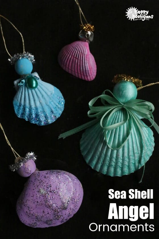 How to make a seashell angel ornament for Christmas