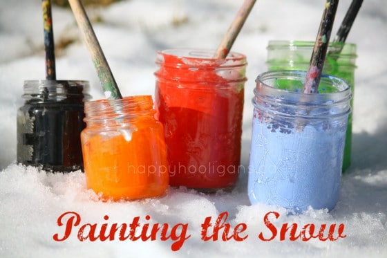 Painting the snow