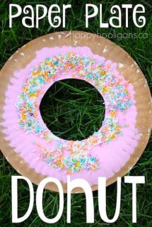 Paper Plate Donut Craft - Happy Hooligans