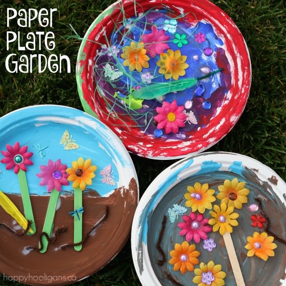 Paper Plate Garden Craft