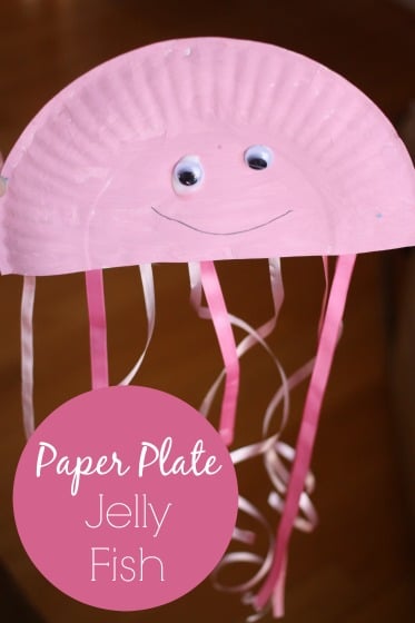 Paper Plate Jelly Fish Craft - Happy Hooligan s