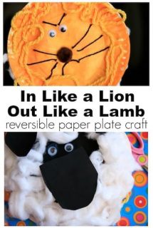 Paper Plate Lion and Lamb Craft for Kids - Happy Hooligans