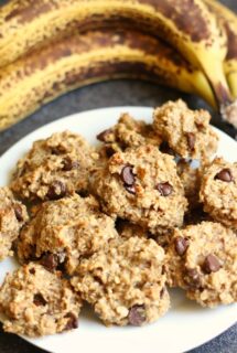 peanut butter and banana cookies no flour cover image