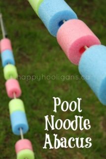 pool noodle abacus