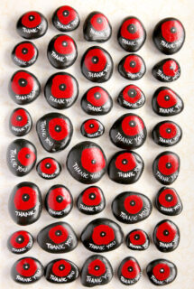 Poppy Stones displayed vertically on white background - feature image