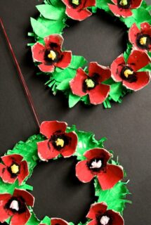 Poppy Wreath Kids Craft Feature Image