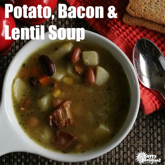 Lentil, Potato, Bacon and Vegetable Soup