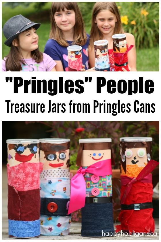 Pringles People Craft - Treasure Jar Pringle's Can Craft