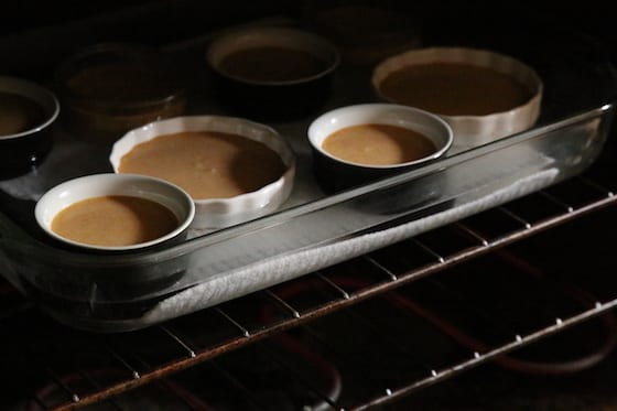 Creme Brûlée in Oven