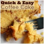 Easy coffee cake recipe