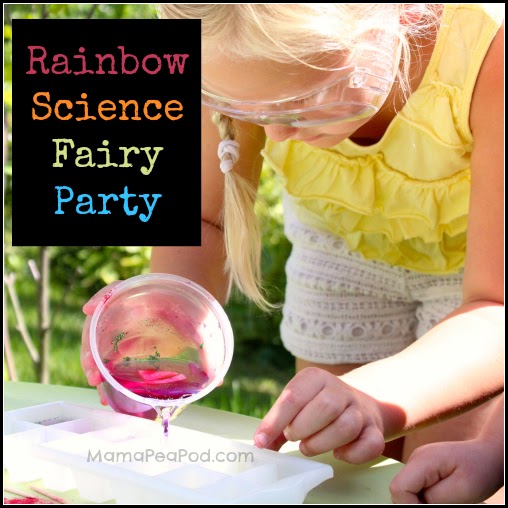 rainbow science fairy party cover