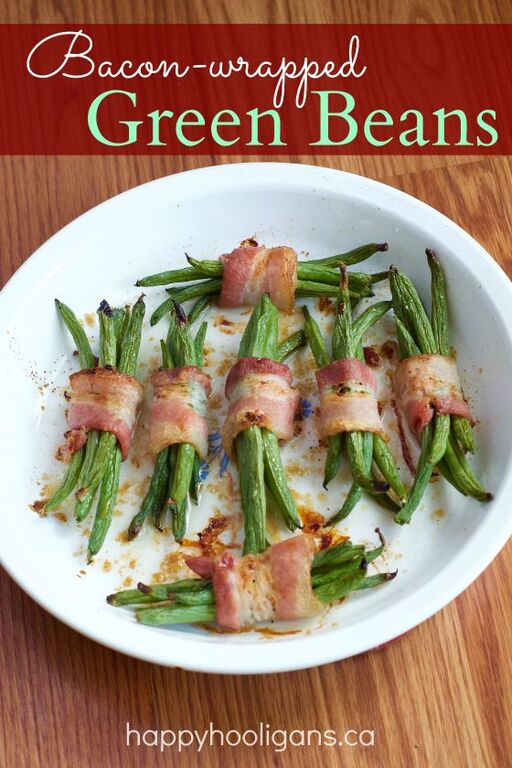 Recipe for Bacon Wrapped Green Beans - Happy Hooligans