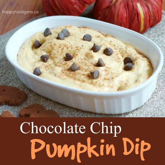 RECIPE for Chocolate Chip Pumpkin Dip