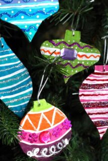 Recycled Cardboard Vintage Ornaments Craft