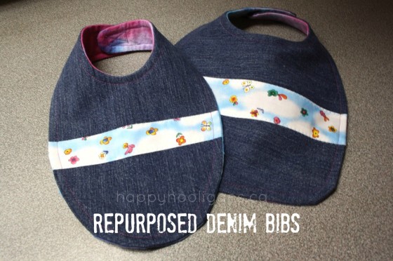 repurposed denim bibs