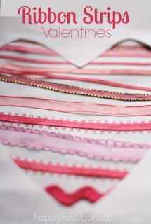 Ribbon Heart Valentines Cards