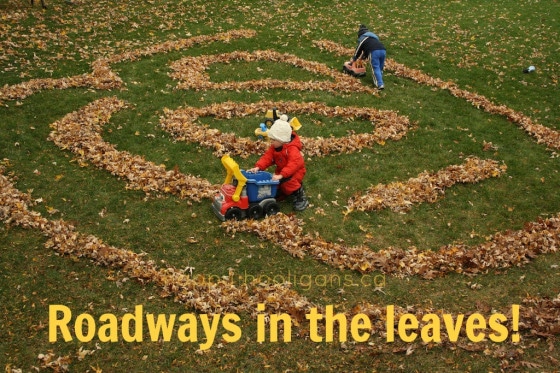 roadways in the leaves - happy hooligans