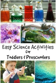 15+ Easy Science Activities for toddlers and preschoolers