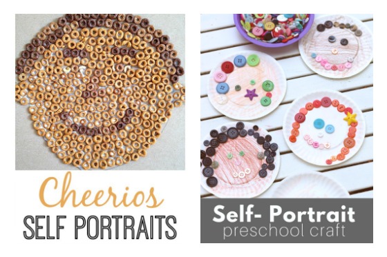 self portrait crafts for kids-2