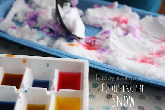 snow and watercolours