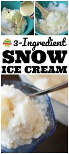 Snow Ice Cream Recipe AKA Snow Cream Recipe