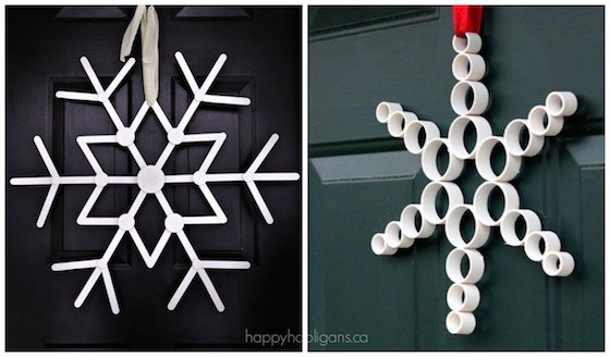 snowflake door decorations