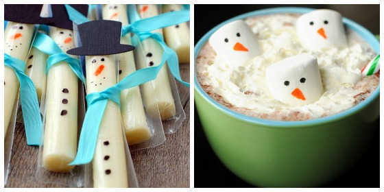 snowman treats