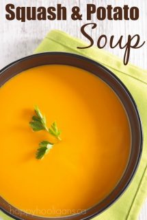 Butternut Squash and Potato Soup - Happy Hooligans