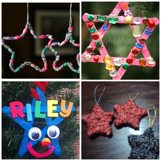 Star ornaments for kids to make