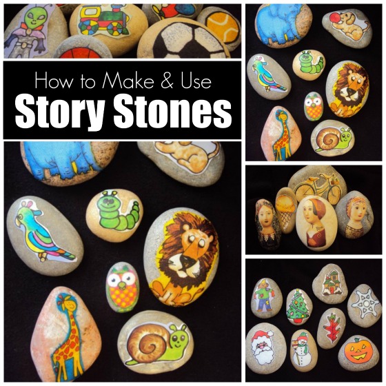 How to make homemade story stones and how to use them