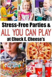 Stress Free, All You Can Play Chuck E. Cheese's Birthday Party