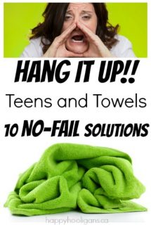 10 No-Fail Ways to Get a Teen to Hang Up a Wet Towel