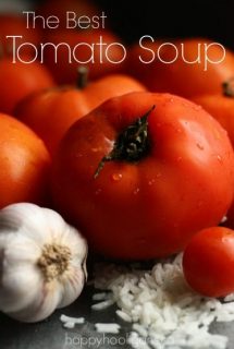 Easy, best homemade tomato soup recipe